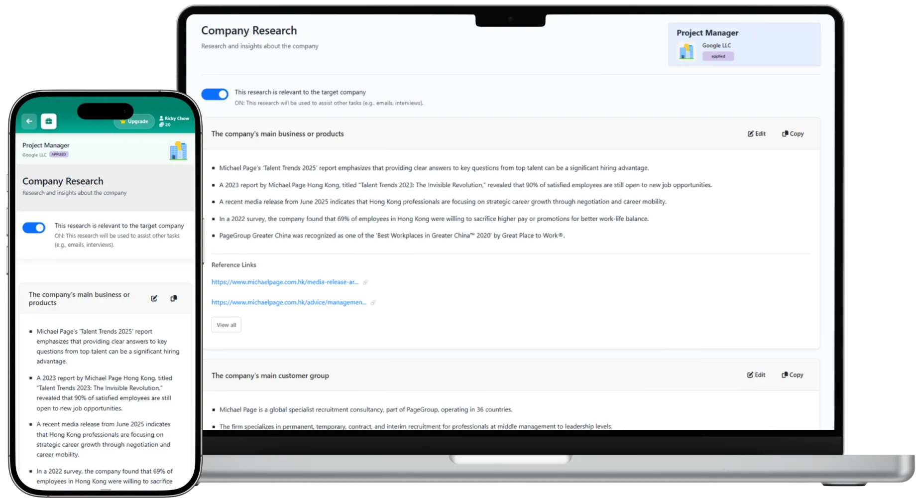 Company Research Demo