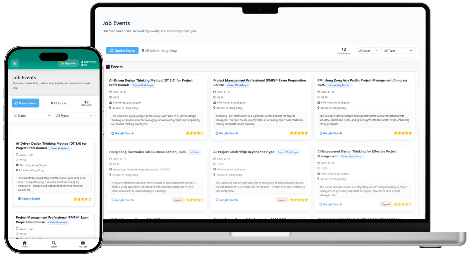 Job Event Near Me Demo
