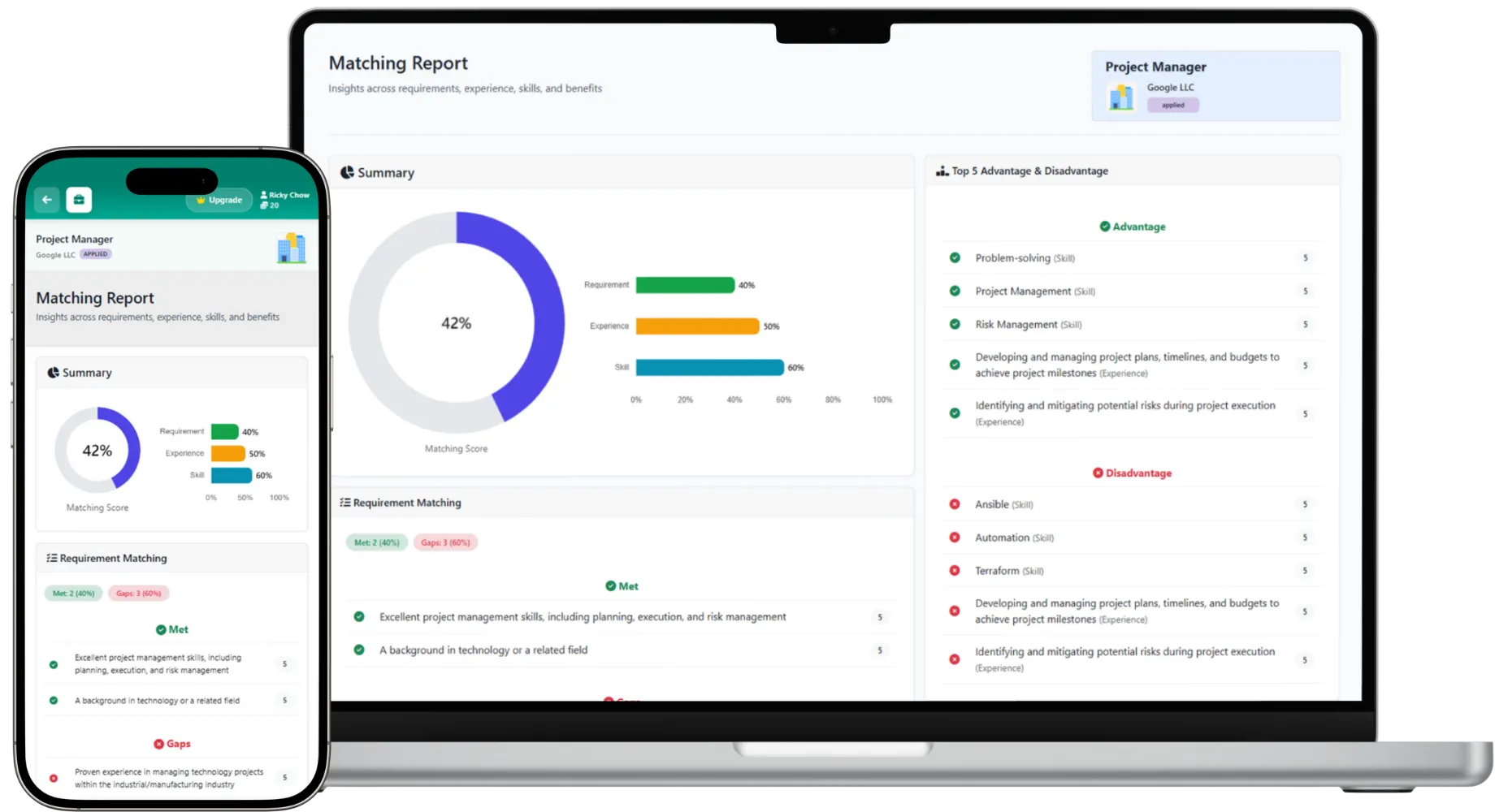 Job Match Analysis Demo