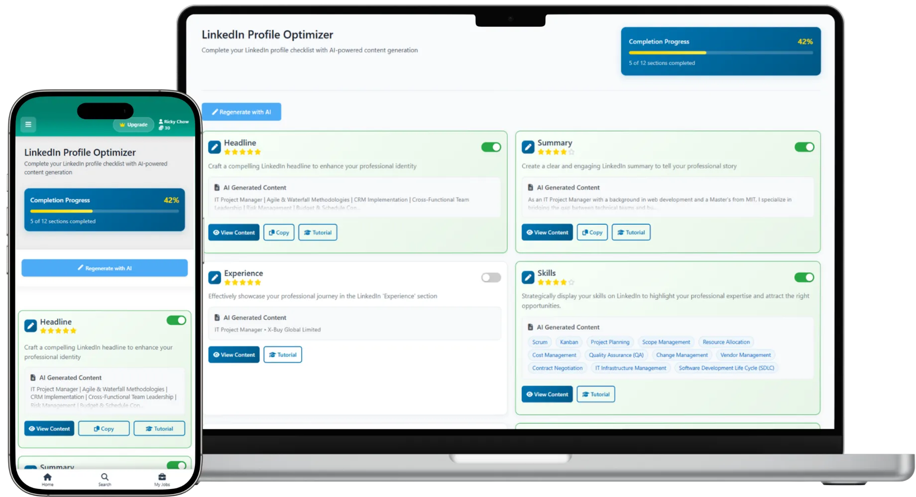 LinkedIn Profile Optimizer Demo