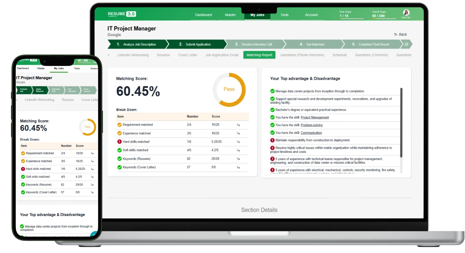 Job Match Report